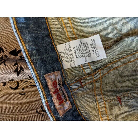 NOBO No Boundaries Stretch Jean Denim Skirt Size 9 Juniors Embroidered - Picture 8 of 8